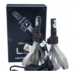 2×30W Car Motorcycle LED Headlight Bulbs 9004 9007 High/Low Beams 6000K White 6000LM Plug-N-Play (Pack of 2)