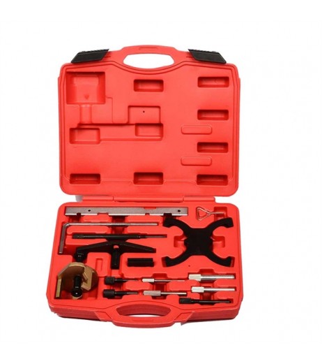 Engine Timing Tool Kit set Camshaft + Flywheel Locking Tool Case for Ford Mazda